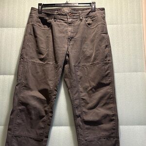 REI Men's Chinos - Dark Grey Cargo Carpenter double knee Grey Denim